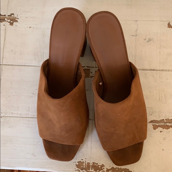 Zara suede open toe mules - Picture 3 of 3